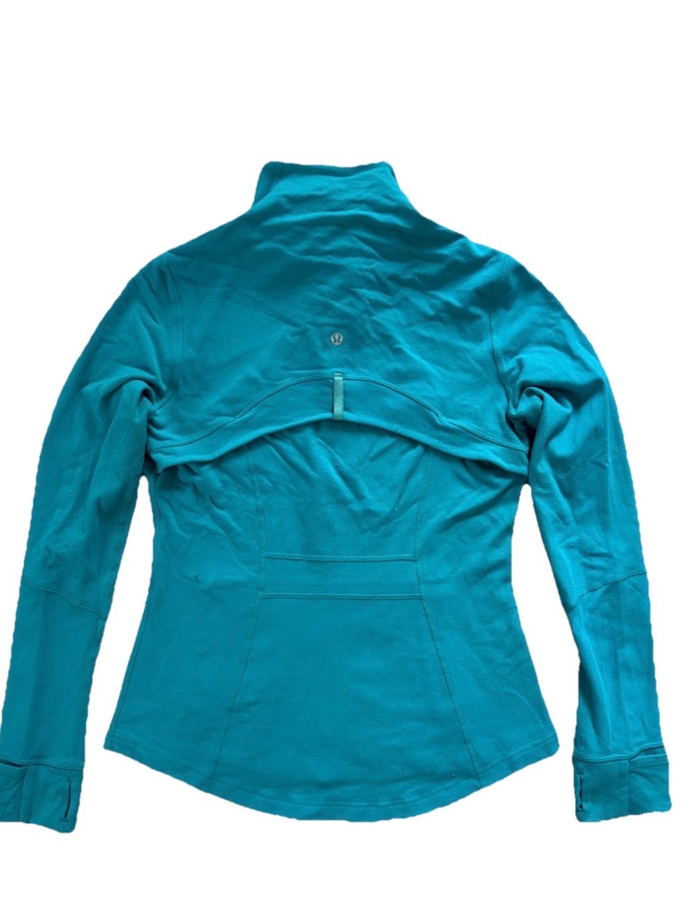 Lululemon Teal Quarter-Zip Athletic Jacket size 10 used